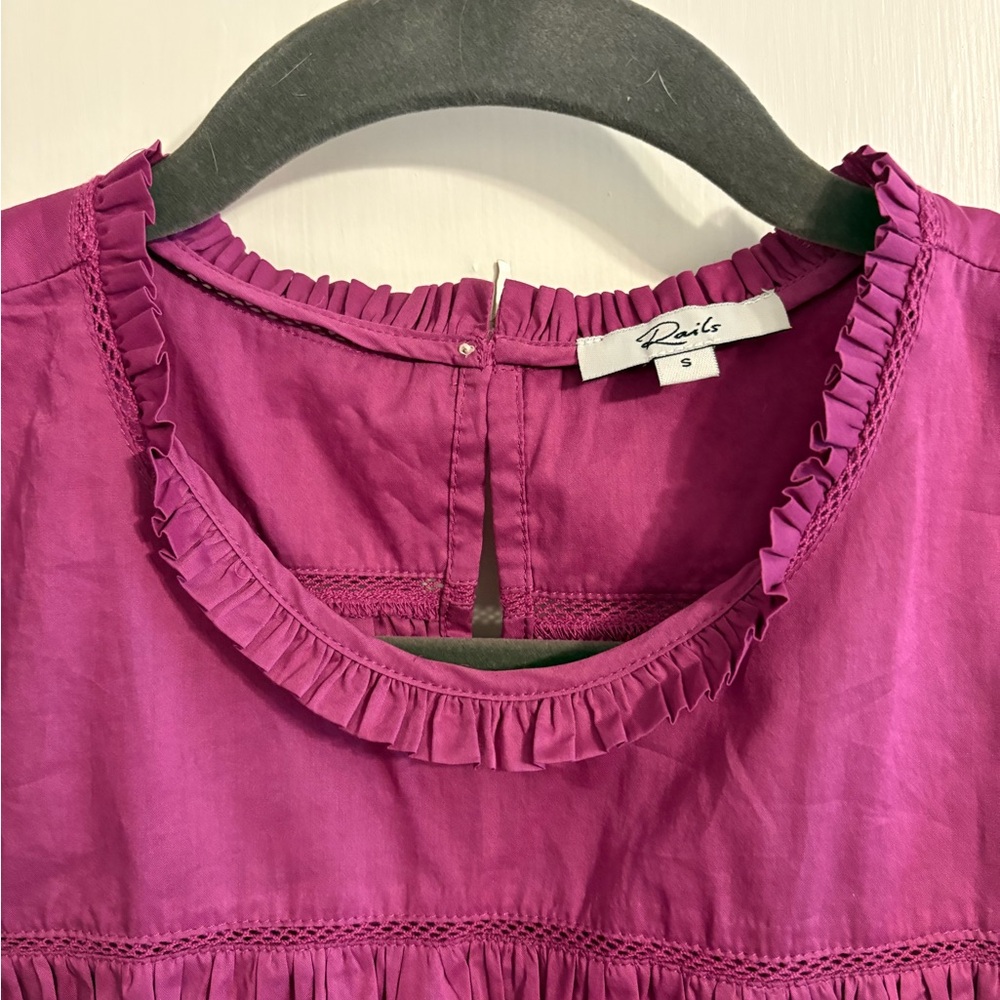 Rails | Filomena Smocked Ruffle Top - Picture 4 of 8